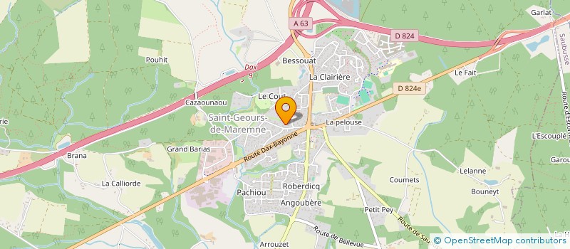 localisation de l'entreprise MONSIEUR ANTONIO ALBUQUERQUE à SAINT-GEOURS-DE-MAREMNE
