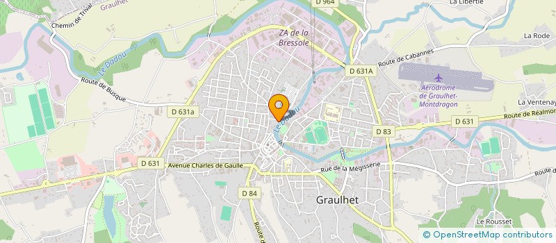 localisation de l'entreprise MONSIEUR ANTONIO ALVES DA CRUZ à GRAULHET