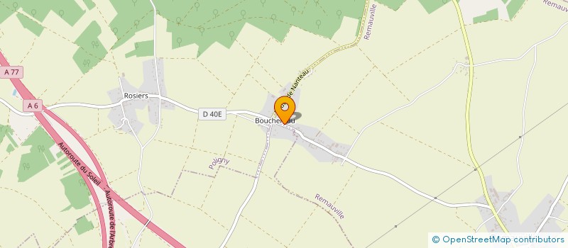 localisation de l'entreprise MONSIEUR ANTONIO ALVES DA SILVA  LA GENEVRAYE