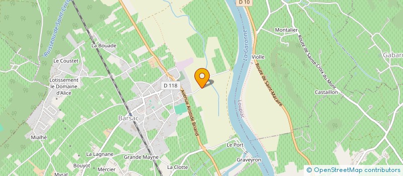 localisation de l'entreprise MONSIEUR ANTONIO ALVES GOMES  BARSAC