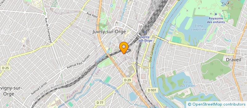 localisation de l'entreprise MONSIEUR ANTONIO ALVES MARTINS à JUVISY-SUR-ORGE