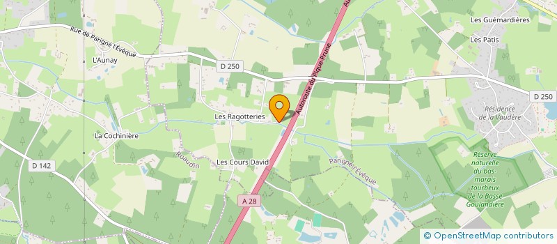 localisation de l'entreprise MONSIEUR ANTONIO ALVES PEREIRA  PARIGNE-L'EVEQUE