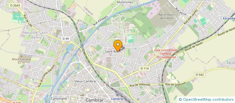 localisation de l'entreprise MONSIEUR ANTONIO AMORIM GONCALVES  CAMBRAI