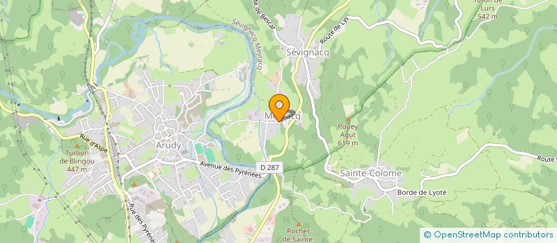 localisation de l'entreprise MONSIEUR ANTONIO ANDRADE  SEVIGNACQ-MEYRACQ