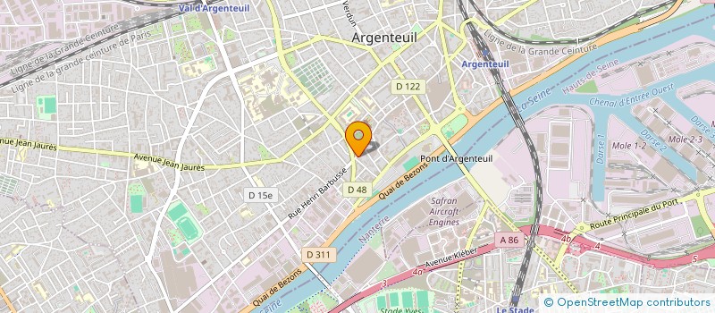 localisation de l'entreprise MONSIEUR ANTONIO ANDRADE  ARGENTEUIL