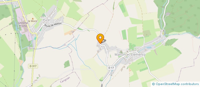 localisation de l'entreprise MONSIEUR ANTONIO ARBONA  MATTON-ET-CLEMENCY