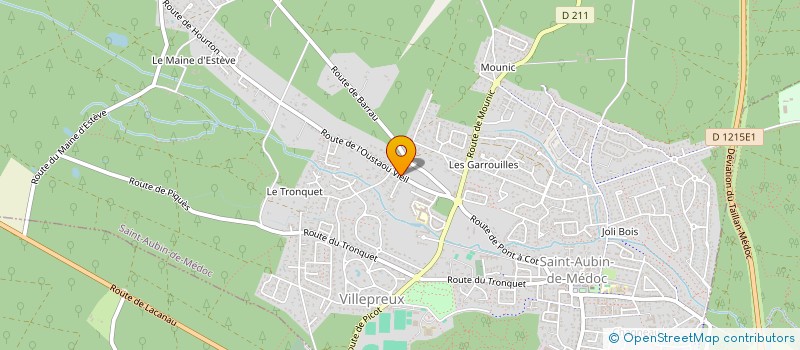 localisation de l'entreprise MONSIEUR ANTONIO AUBRIE  SAINT AUBIN DE MEDOC