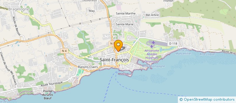 localisation de l'entreprise MONSIEUR ANTONIO BARBUZZI à SAINT-FRANCOIS