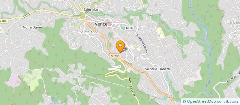 localisation de l'entreprise MONSIEUR ANTONIO BARRIOS TEIXEIRA à VENCE