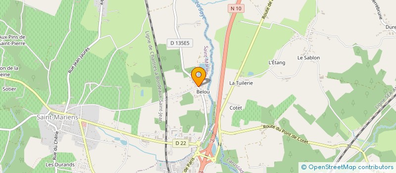 localisation de l'entreprise MONSIEUR ANTONIO BARROSO PEREIRA  SAINT-MARIENS