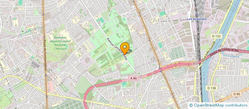 localisation de l'entreprise MONSIEUR ANTONIO BATTISTI  VITRY-SUR-SEINE