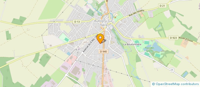 localisation de l'entreprise MONSIEUR ANTONIO BAUDIN  AUBIGNY-SUR-NERE