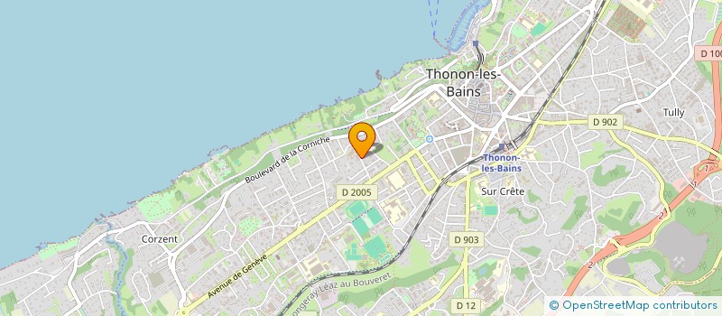 localisation de l'entreprise MONSIEUR ANTONIO BOUYER à THONON-LES-BAINS
