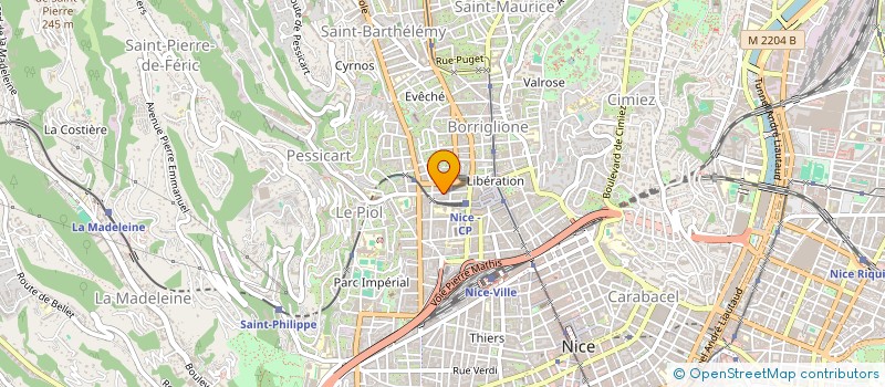 localisation de l'entreprise MONSIEUR ANTONIO CAETANO RODRIGUES à NICE