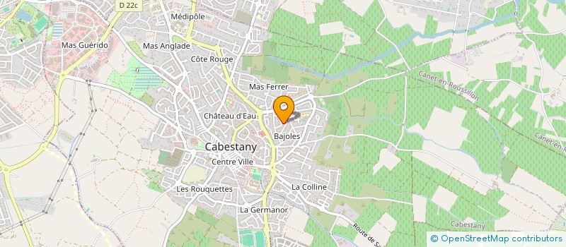 localisation de l'entreprise MONSIEUR ANTONIO CALCAGNI  CABESTANY