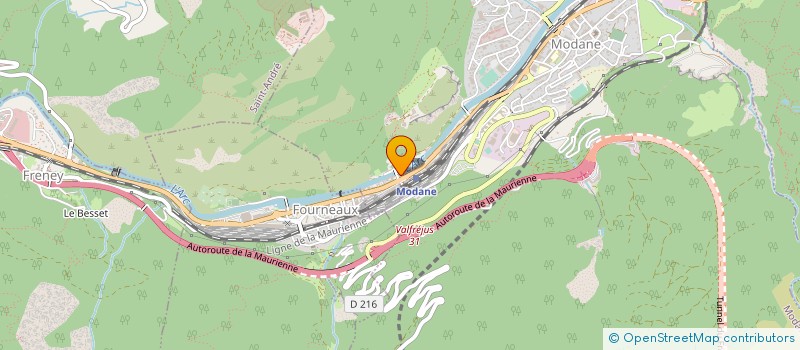 localisation de l'entreprise MONSIEUR ANTONIO CANANZI à MODANE
