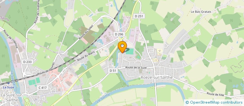 localisation de l'entreprise MONSIEUR ANTONIO CANCELA DE QUEIROS  ROEZE-SUR-SARTHE