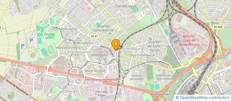 localisation de l'entreprise MONSIEUR ANTONIO CARDOSO à STRASBOURG