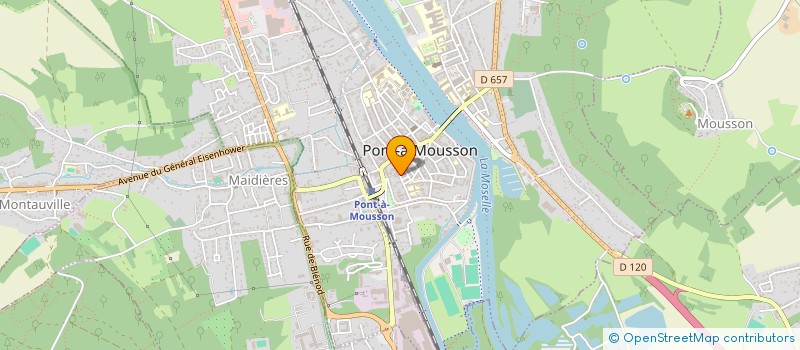 localisation de l'entreprise MONSIEUR ANTONIO CARLOS FRANCA DE OLIVEIRA à PONT-A-MOUSSON