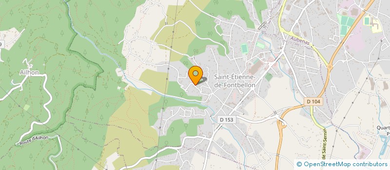 localisation de l'entreprise MONSIEUR ANTONIO CARLOS PINTO à SAINT-ETIENNE-DE-FONTBELLON