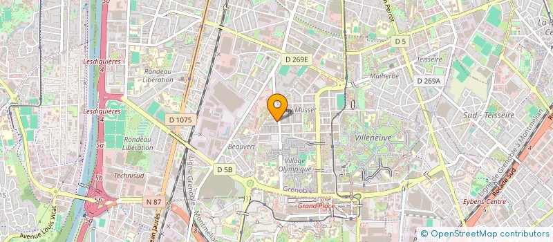 localisation de l'entreprise MONSIEUR ANTONIO CARLOS TRABUCO MOREIRA  GRENOBLE