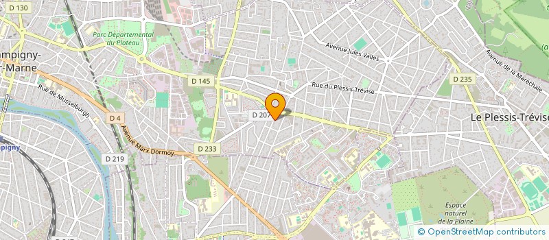 localisation de l'entreprise MONSIEUR ANTONIO CARNEIRO VAZ à CHAMPIGNY-SUR-MARNE