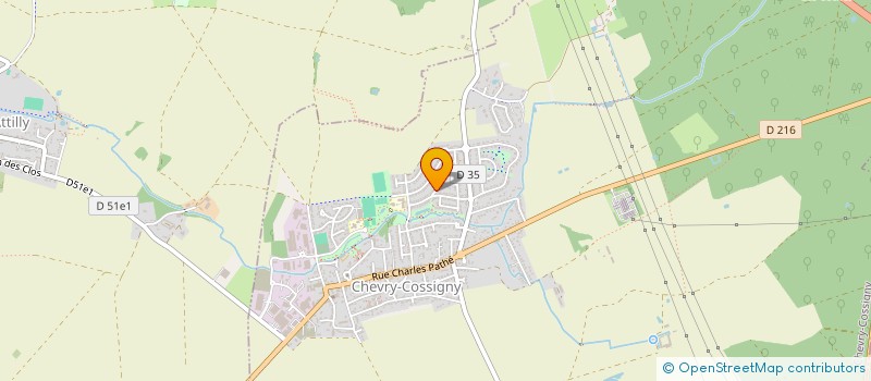 localisation de l'entreprise MONSIEUR ANTONIO CARVALHO DIAS  CHEVRY-COSSIGNY