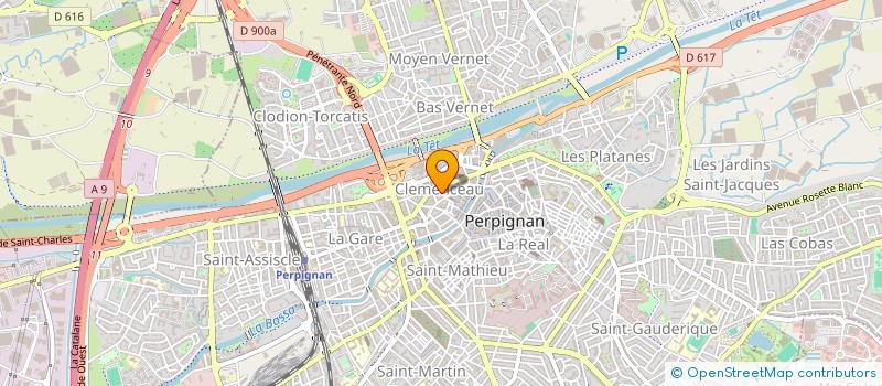 localisation de l'entreprise MONSIEUR ANTONIO CASAS SANCHEZ  PERPIGNAN