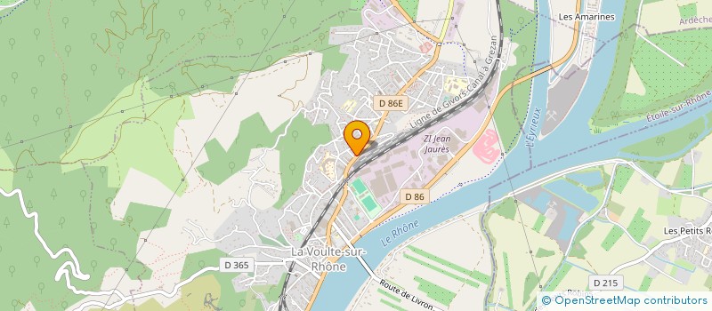 localisation de l'entreprise MONSIEUR ANTONIO CIFUENTES SANCHEZ  LA VOULTE-SUR-RHONE