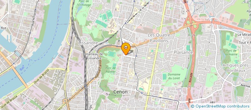 localisation de l'entreprise MONSIEUR ANTONIO COELHO BORGES à CENON