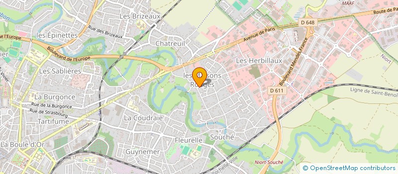 localisation de l'entreprise MONSIEUR ANTONIO CONCEICAO  NIORT