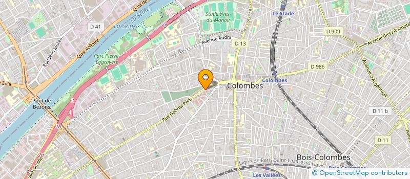 localisation de l'entreprise MONSIEUR ANTONIO CORDEIRO  COLOMBES