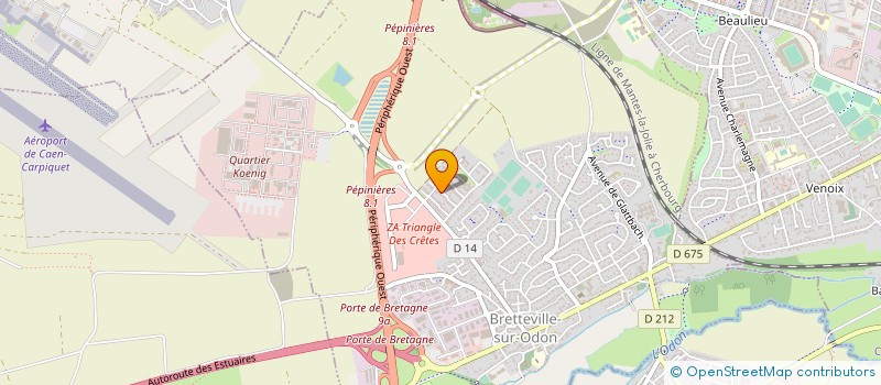 localisation de l'entreprise MONSIEUR ANTONIO COSTA DE SOUZA  BRETTEVILLE-SUR-ODON