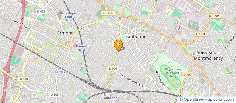 localisation de l'entreprise MONSIEUR ANTONIO DA COSTA à EAUBONNE