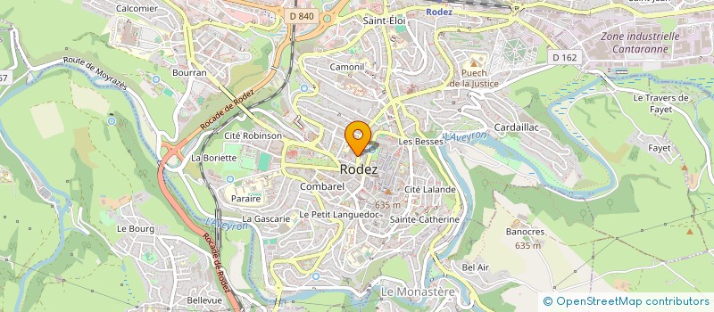 localisation de l'entreprise MONSIEUR ANTONIO DA COSTA  RODEZ