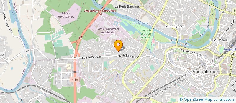 localisation de l'entreprise MONSIEUR ANTONIO DA COSTA à ANGOULEME