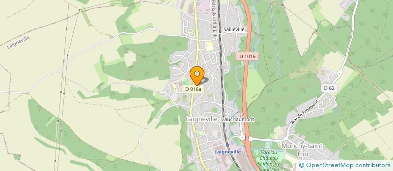 localisation de l'entreprise MONSIEUR ANTONIO DA COSTA CUNHA  LAIGNEVILLE