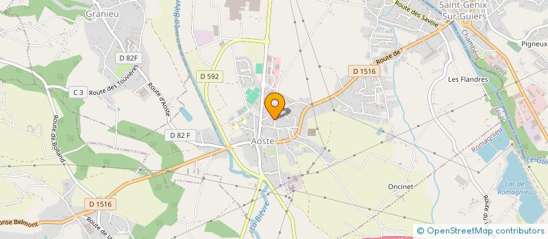 localisation de l'entreprise MONSIEUR ANTONIO DA COSTA FERNANDES  AOSTE