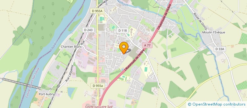 localisation de l'entreprise MONSIEUR ANTONIO DA COSTA PEREIRA à COSNE-COURS-SUR-LOIRE