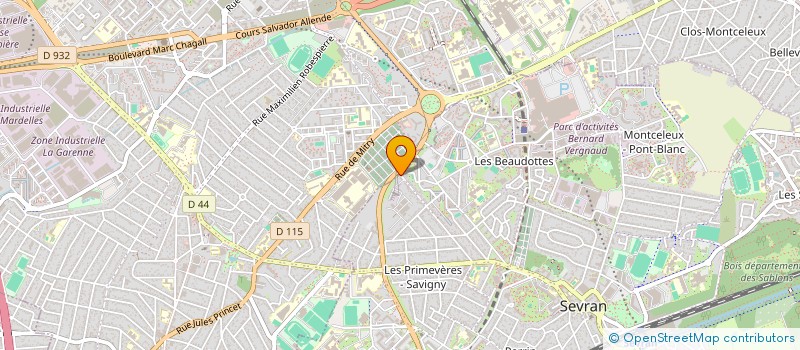 localisation de l'entreprise MONSIEUR ANTONIO DA CRUZ à SEVRAN
