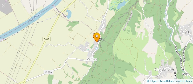 localisation de l'entreprise MONSIEUR ANTONIO DA CUNHA  VERNAS