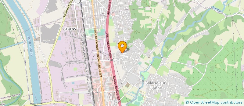 localisation de l'entreprise MONSIEUR ANTONIO DA CUNHA DA COSTA  SALAISE-SUR-SANNE