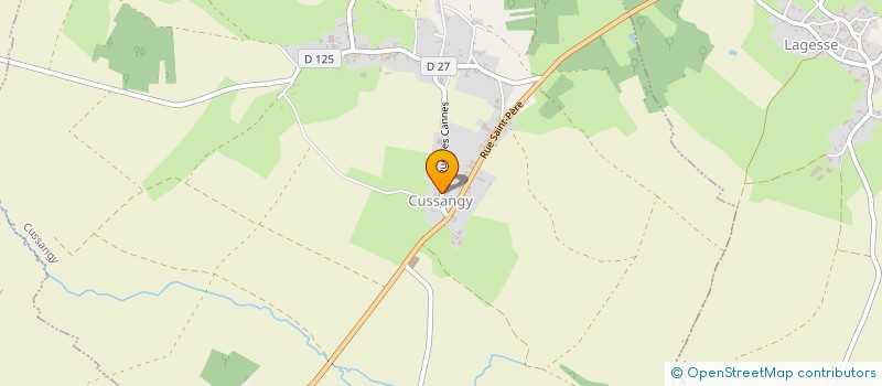 localisation de l'entreprise MONSIEUR ANTONIO DA MOTA  CUSSANGY