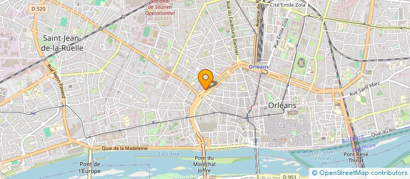 localisation de l'entreprise MONSIEUR ANTONIO DA MOTA  ORLEANS