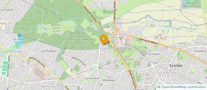 localisation de l'entreprise MONSIEUR ANTONIO DA SILVA  LE HAILLAN