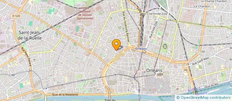 localisation de l'entreprise MONSIEUR ANTONIO DA SILVA à ORLEANS