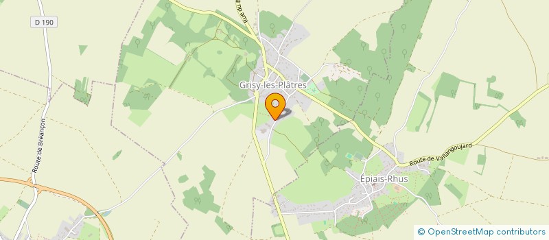 localisation de l'entreprise MONSIEUR ANTONIO DA SILVA à GRISY-LES-PLATRES