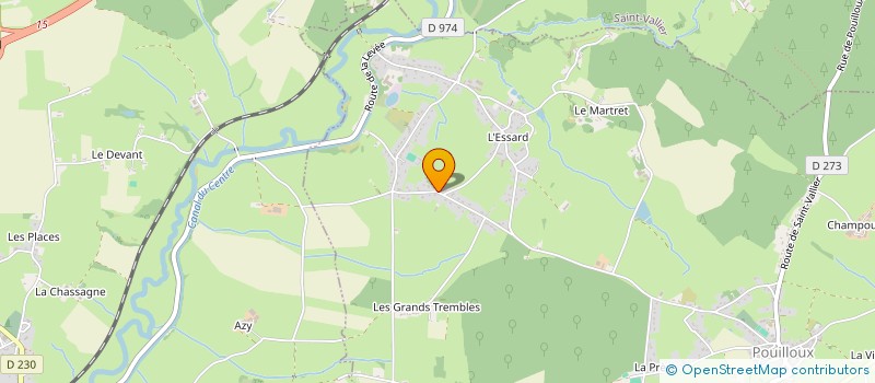 localisation de l'entreprise MONSIEUR ANTONIO DA SILVA BORGES  POUILLOUX