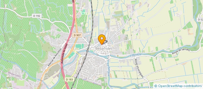 localisation de l'entreprise MONSIEUR ANTONIO DA SILVA CARNEIRO  BEDARRIDES