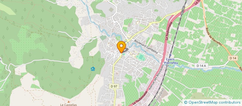 localisation de l'entreprise MONSIEUR ANTONIO DA SILVA GONCALVES  CUERS